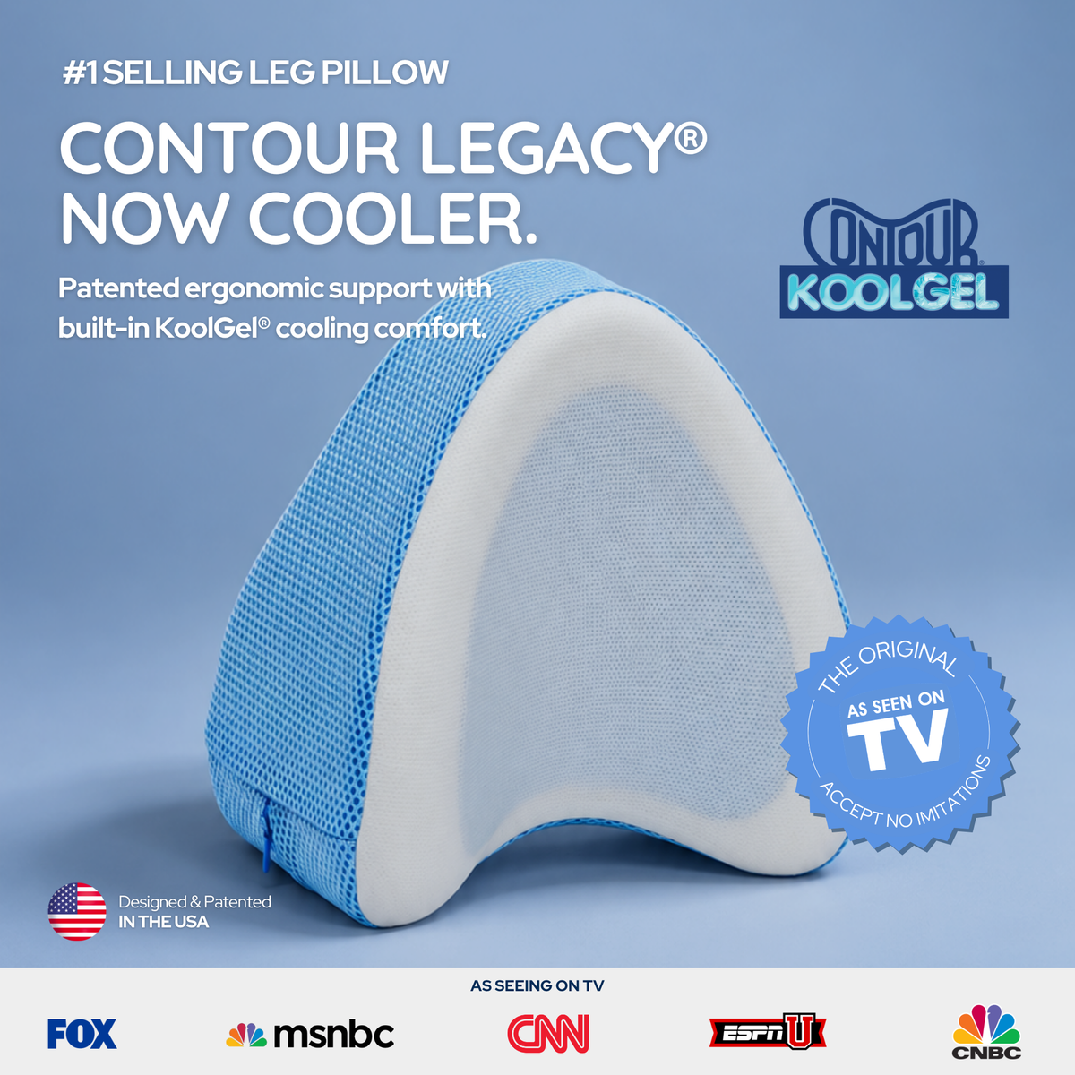 Contour Legacy Cool Leg & Knee Pillow