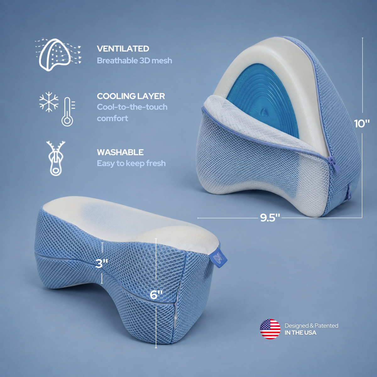 Contour Legacy Cool Leg & Knee Pillow