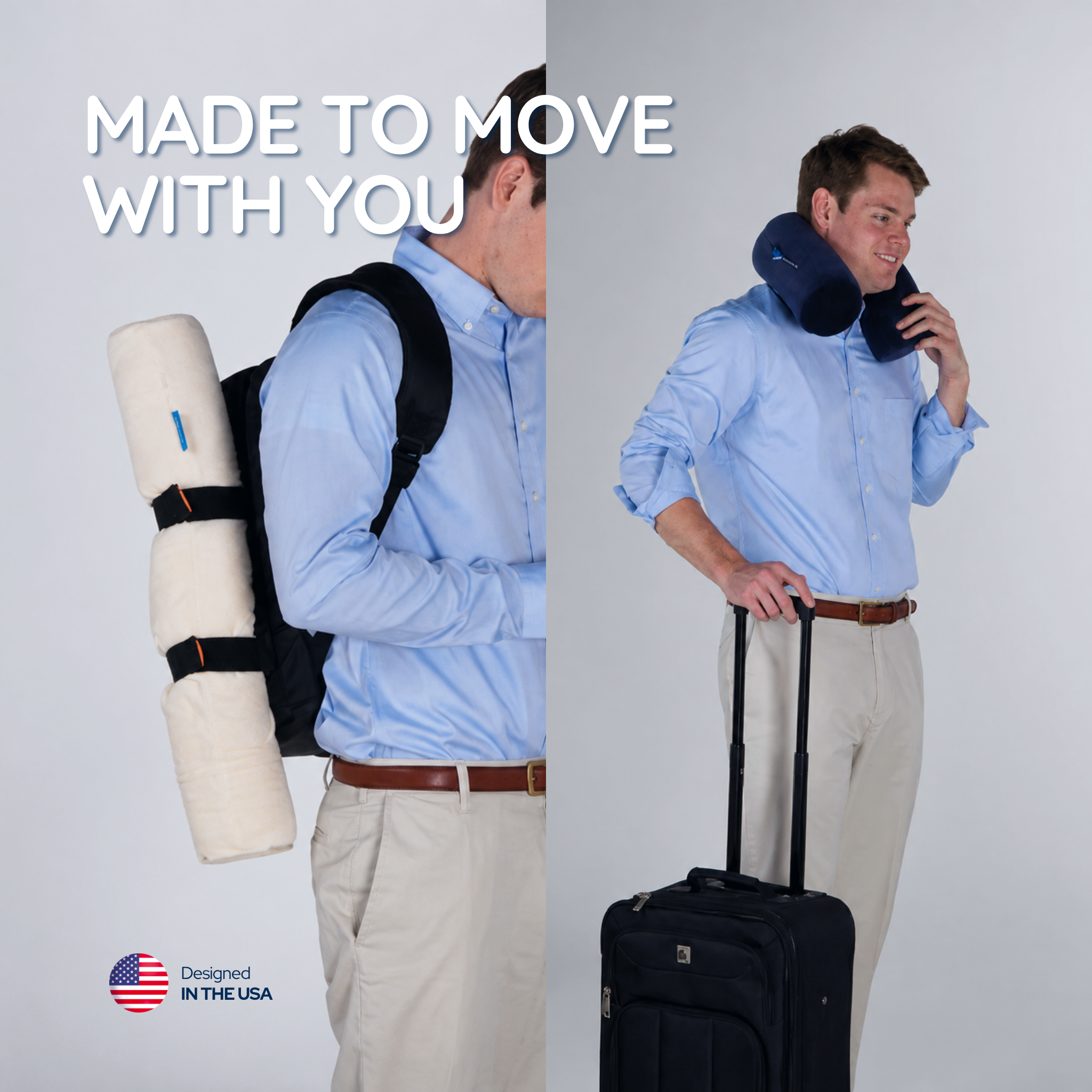 Contour Twist Pillow – Flexible Neck, Body & Travel Support