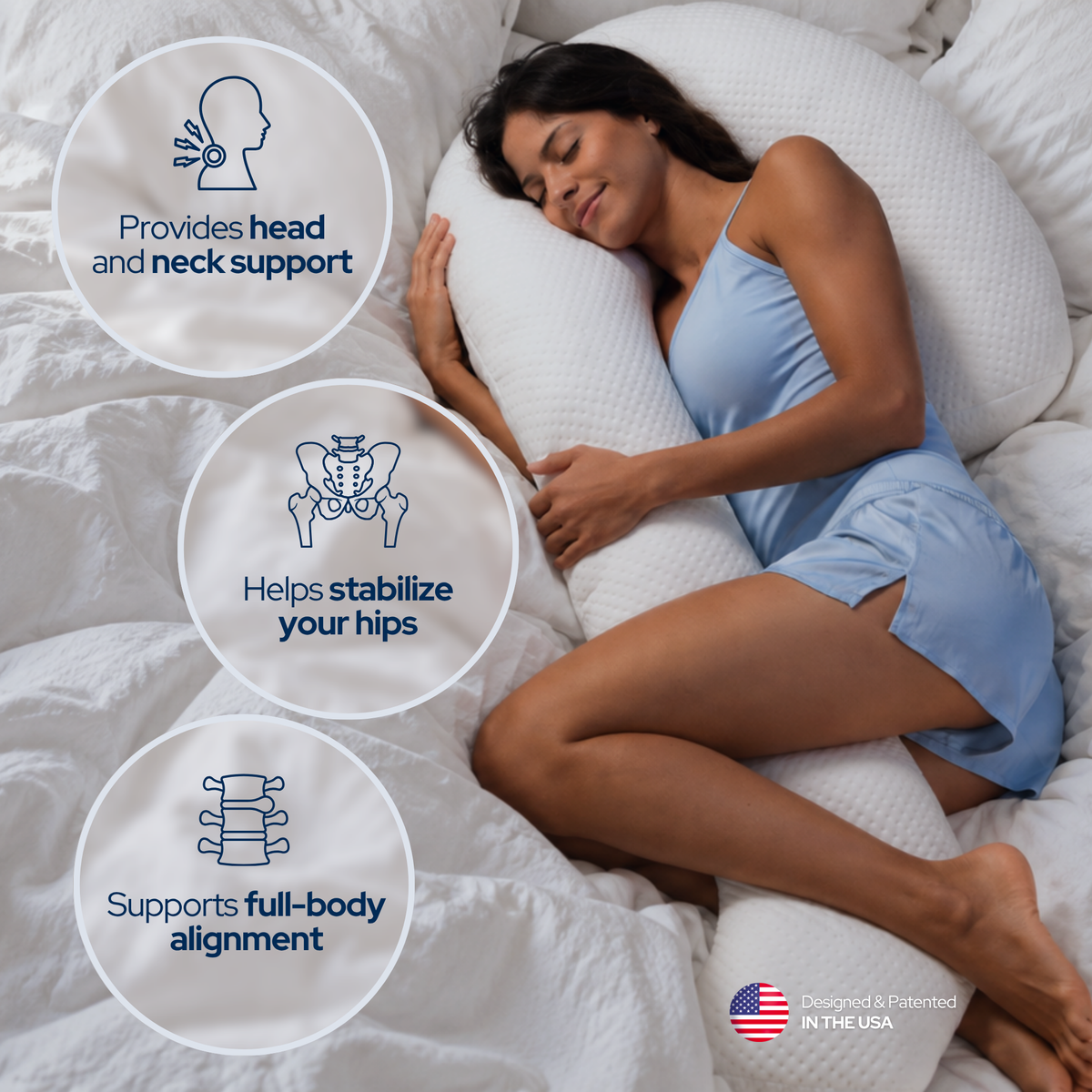 Contour Swan Pillow