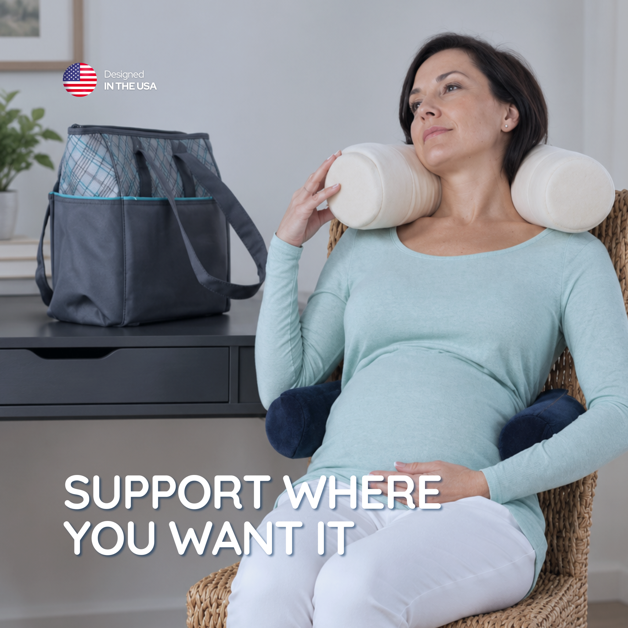 Contour Twist Pillow – Flexible Neck, Body & Travel Support