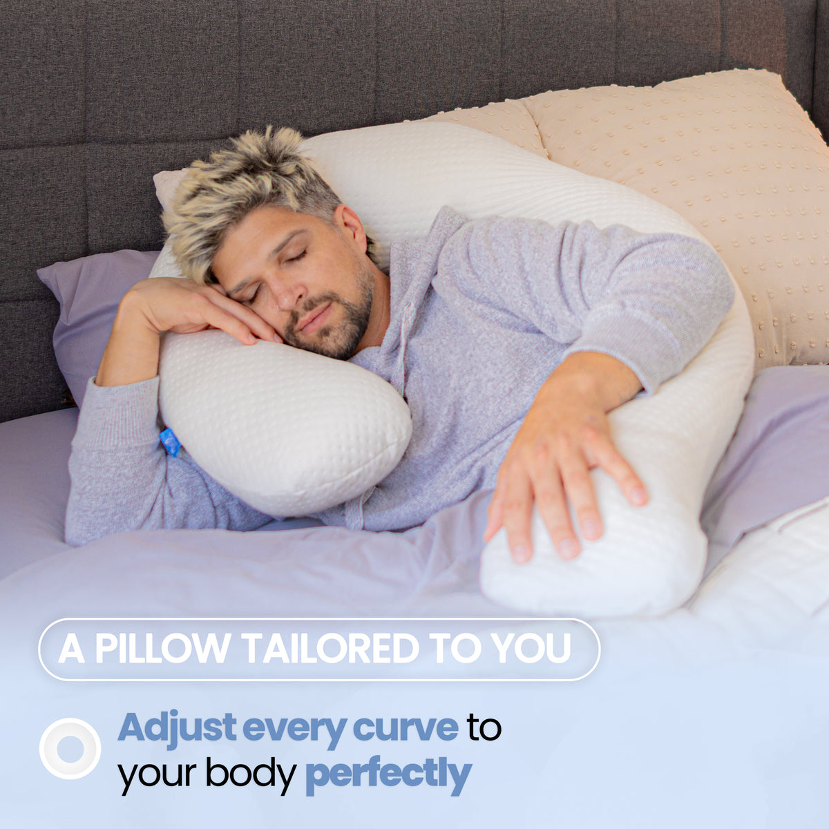 Contour Macaroni L Shaped Pillow