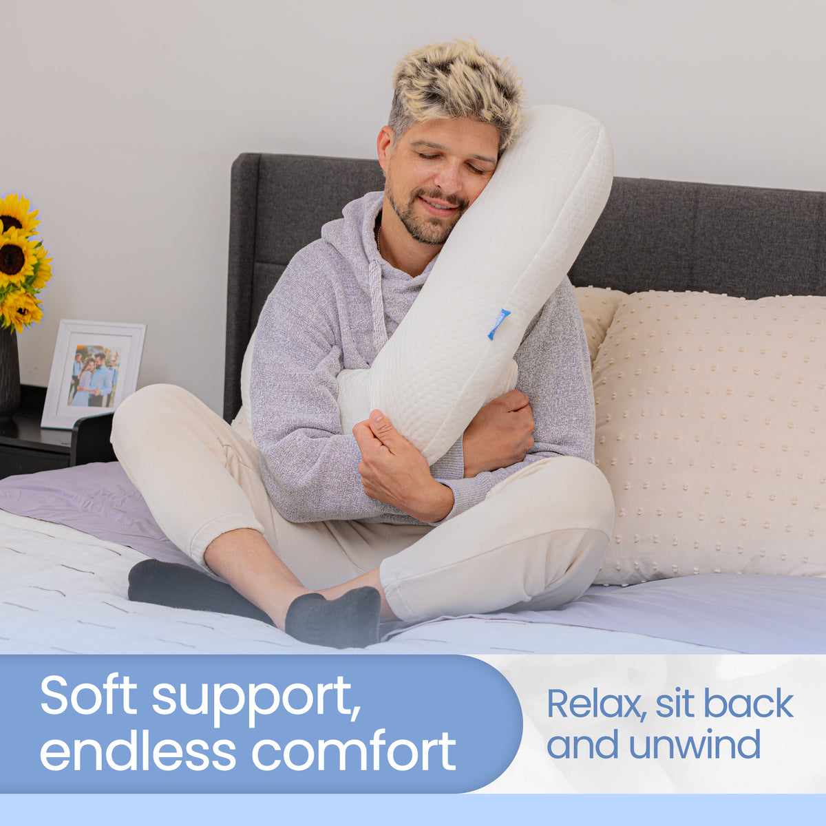 Contour Macaroni L Shaped Pillow